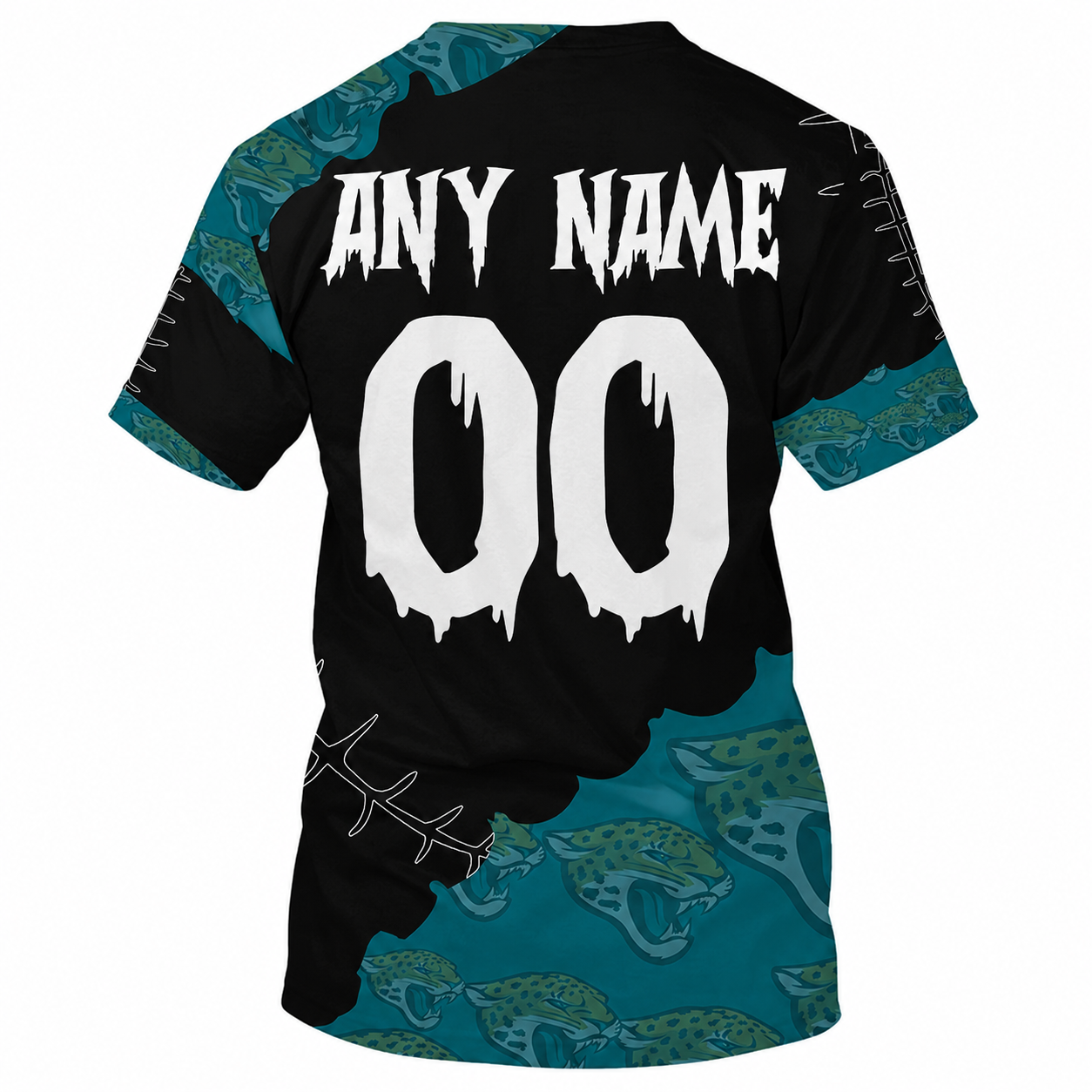 SPECIAL EDITION - NEW CUSTOMIZED NFL30 JSJ JACKSONVILLE JAGUARS HALLOWEEN SKULL APPAREL FOR FANS