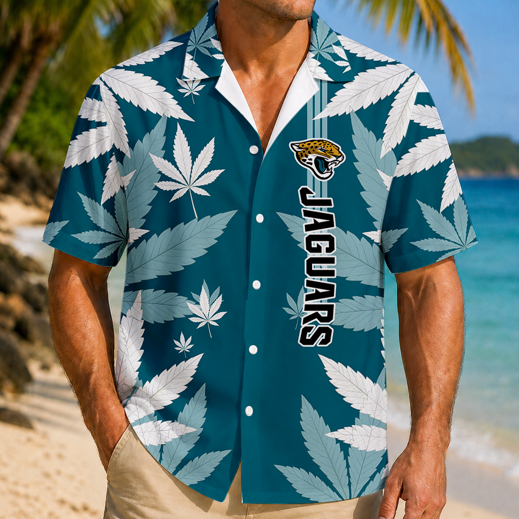 FINAL SALE - NEW CUSTOMIZED NFL30 JSJ JACKSONVILLE JAGUARS UNISEX HAWAIIAN SHIRT