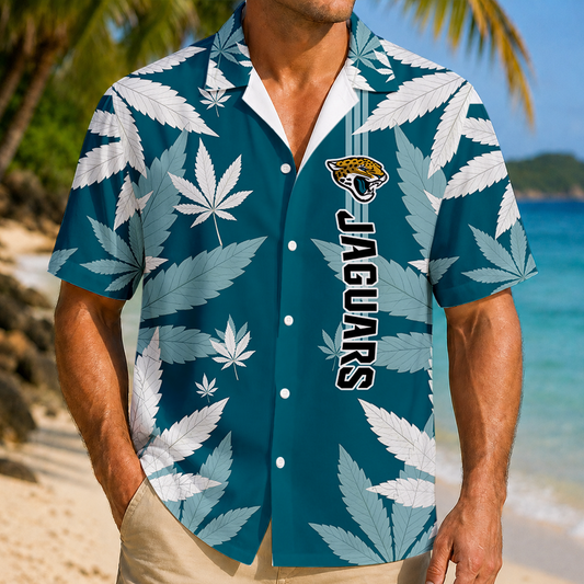 FINAL SALE - NEW CUSTOMIZED NFL30 JSJ JACKSONVILLE JAGUARS UNISEX HAWAIIAN SHIRT