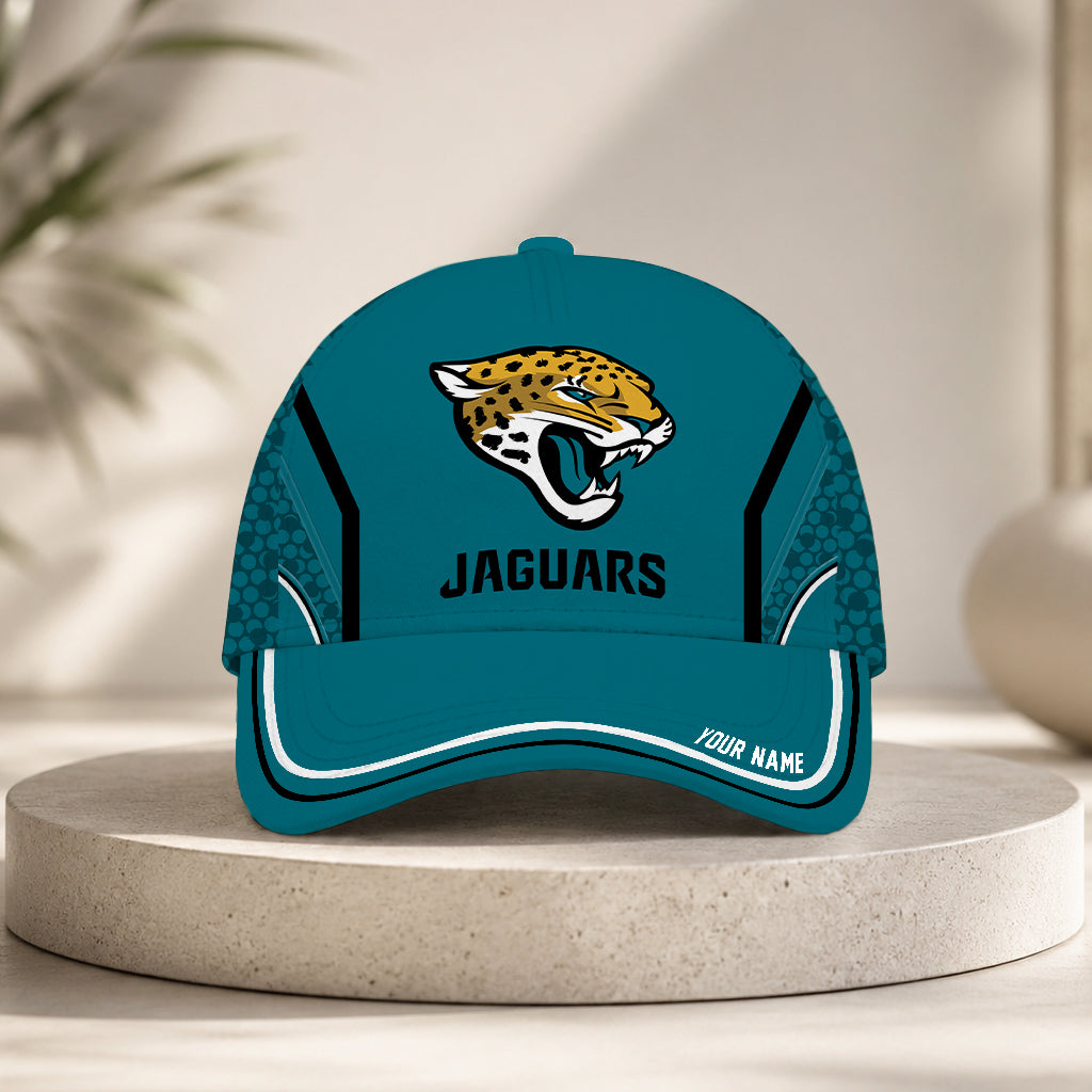 SPECIAL EDITION - NEW CUSTOMIZED NFL30 JSJ JACKSONVILLE JAGUARS CLASSIC CAP