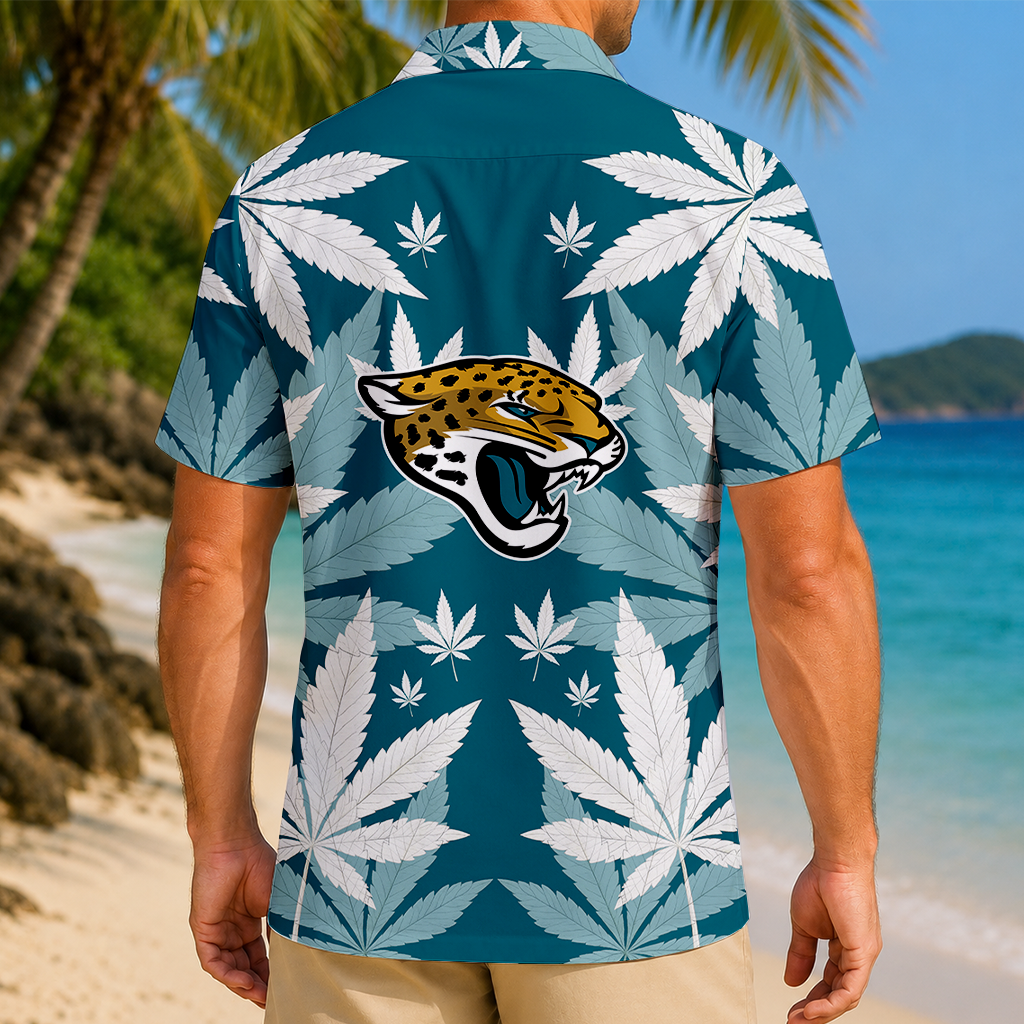 FINAL SALE - NEW CUSTOMIZED NFL30 JSJ JACKSONVILLE JAGUARS UNISEX HAWAIIAN SHIRT
