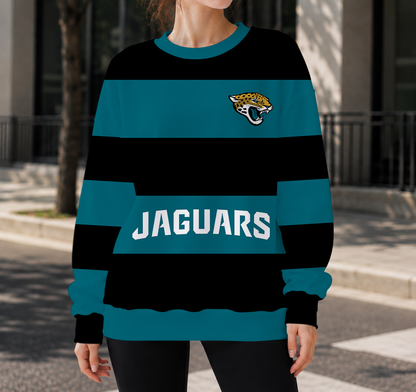 HOT DEAL- NEW CUSTOMIZED NFL30 JSJ JACKSONVILLE JAGUARS UNISEX SWEATSHIRT