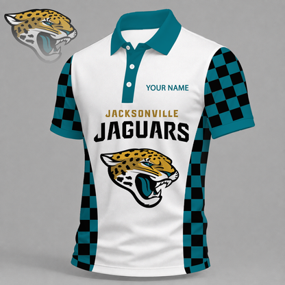 LIMITED EDITION - NEW CUSTOMIZED NFL30 JSJ JACKSONVILLE JAGUARS T-SHIRT, POLO SHIRT, ZIP POLO SHIRT, SWEATSHIRT, HOODIE & ZIP HOODIE