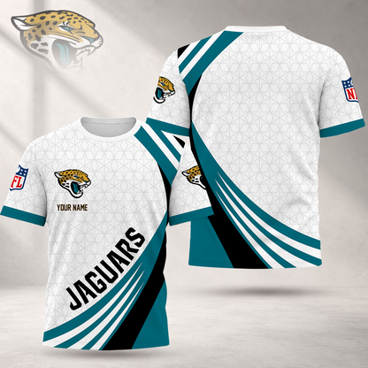 FINAL SALE - NEW CUSTOMIZED NFL30 JSJ JACKSONVILLE JAGUARS T-SHIRT, POLO SHIRT, ZIP POLO SHIRT, SWEATSHIRT, HOODIE & ZIP HOODIE