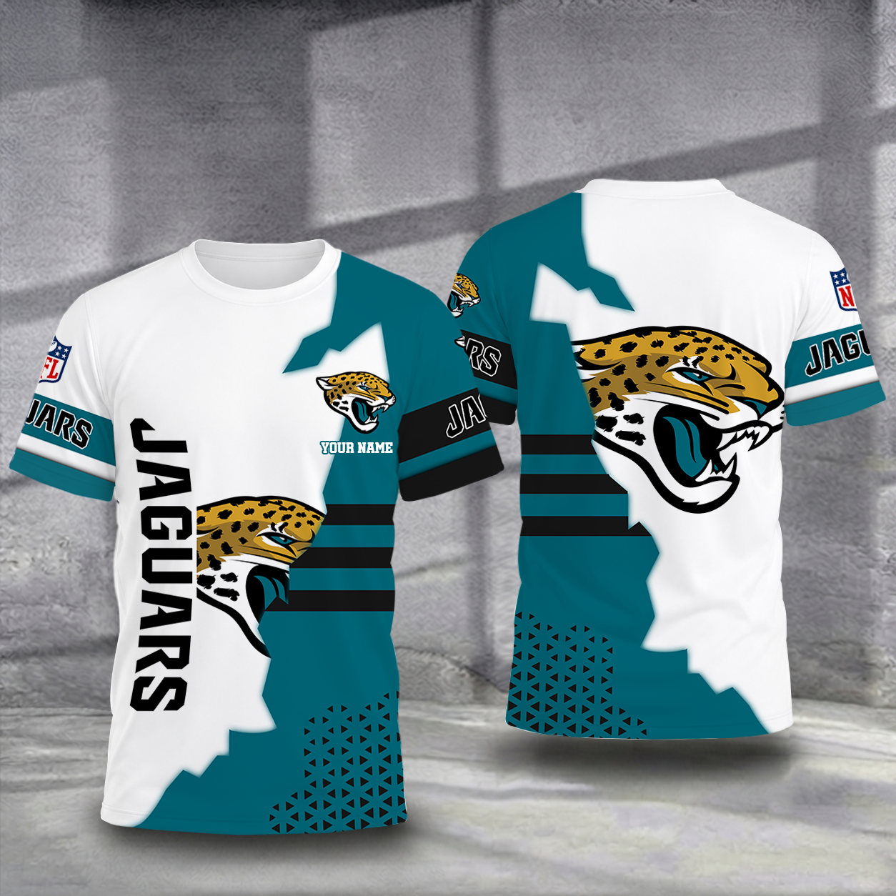 VIRAL EDITION - NEW CUSTOMIZED NFL30 JSJ JACKSONVILLE JAGUARS T-SHIRT, POLO SHIRT, ZIP POLO SHIRT, SWEATSHIRT, HOODIE & ZIP HOODIE