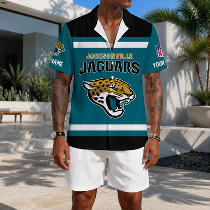 FLASH SALE - NEW CUSTOMIZED NFL30 JSJ JACKSONVILLE JAGUARS UNISEX HAWAIIAN SHIRT