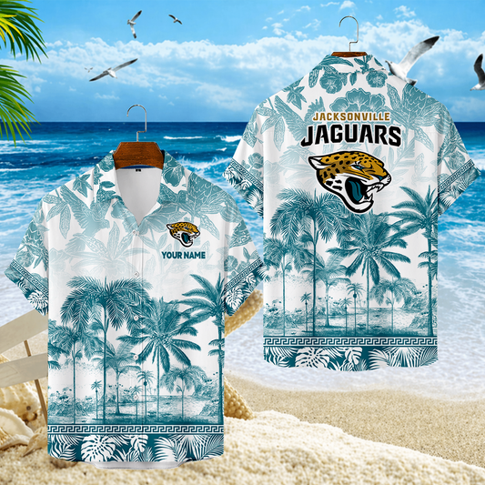 LIMITED EDITION - NEW CUSTOMIZED NFL30 JSJ JACKSONVILLE JAGUARS UNISEX HAWAIIAN SHIRT