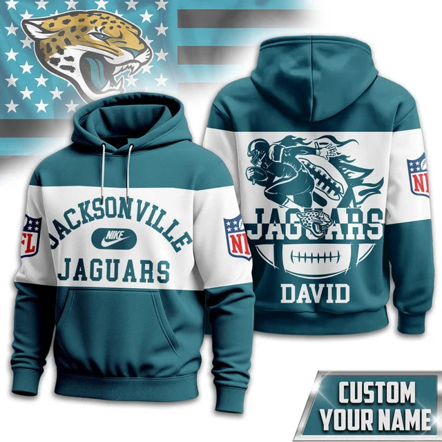 VIRAL EDITION - NEW CUSTOMIZED NFL30 JSJ JACKSONVILLE JAGUARS T-SHIRT, POLO SHIRT, ZIP POLO SHIRT, SWEATSHIRT, HOODIE & ZIP HOODIE