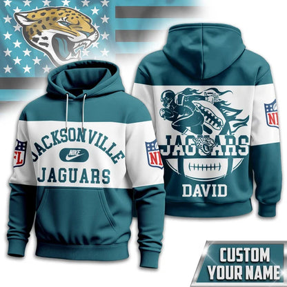 VIRAL EDITION - NEW CUSTOMIZED NFL30 JSJ JACKSONVILLE JAGUARS T-SHIRT, POLO SHIRT, ZIP POLO SHIRT, SWEATSHIRT, HOODIE & ZIP HOODIE