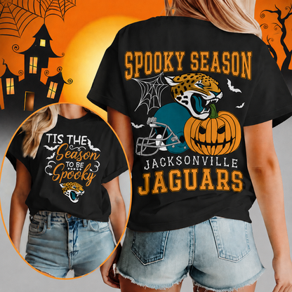 FLASH SALE - NEW CUSTOMIZED NFL30 JSJ JACKSONVILLE JAGUARS  HALLOWEEN T-SHIRT, HOODIE & ZIP HOODIE