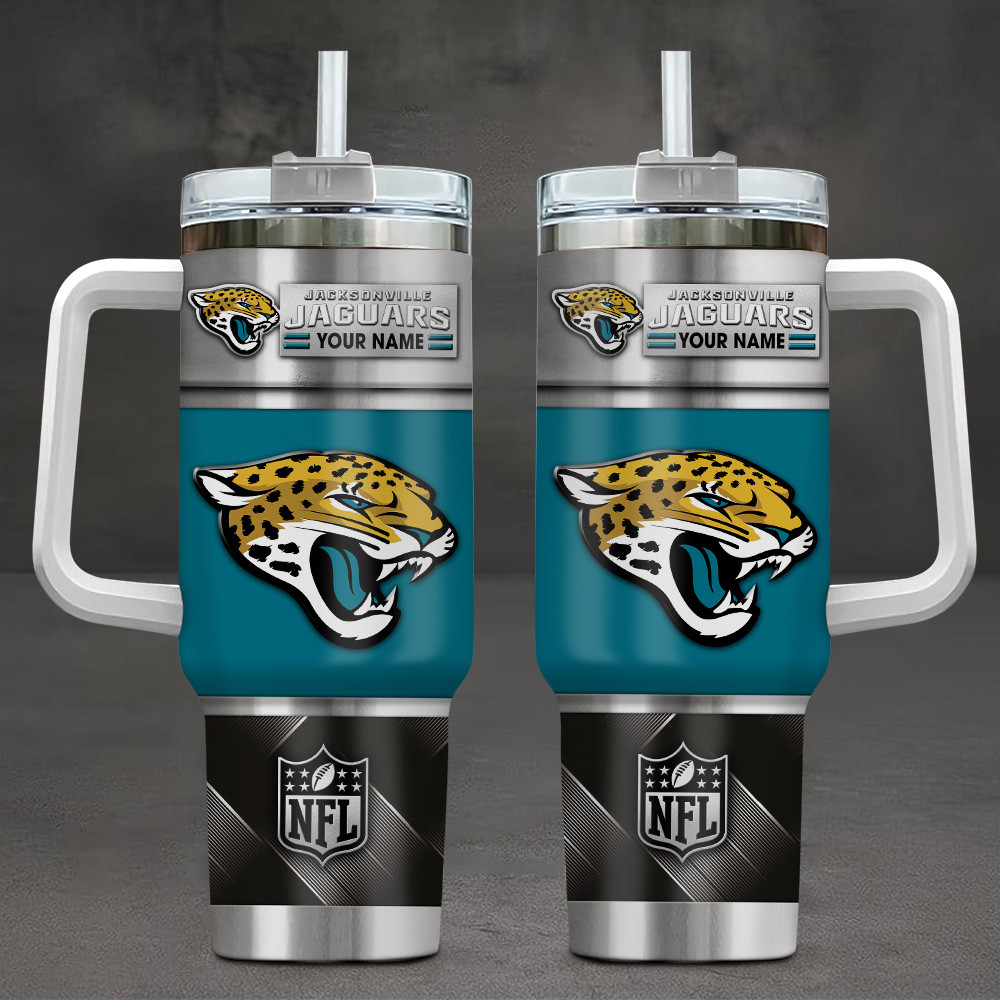 FINAL SALE - NEW CUSTOMIZED NFL30 JSJ JACKSONVILLE JAGUARS TUMBLER CUP