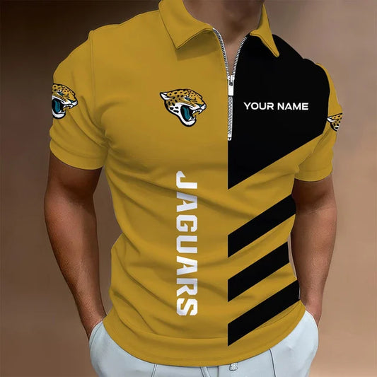 HOT DEAL - NEW CUSTOMIZED NFL30 JSJ JACKSONVILLE JAGUARS T-SHIRT, POLO SHIRT, ZIP POLO SHIRT, SWEATSHIRT, HOODIE & ZIP HOODIE