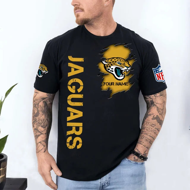 VIRAL EDITION - NEW CUSTOMIZED NFL30 JSJ JACKSONVILLE JAGUARS T-SHIRT, POLO SHIRT, ZIP POLO SHIRT, SWEATSHIRT, HOODIE & ZIP HOODIE