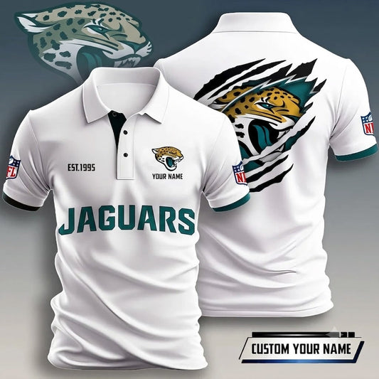 FLASH SALE - NEW CUSTOMIZED NFL30 JSJ JACKSONVILLE JAGUARS T-SHIRT, POLO SHIRT, ZIP POLO SHIRT, HOODIE, ZIP HOODIE & SWEATSHIRT