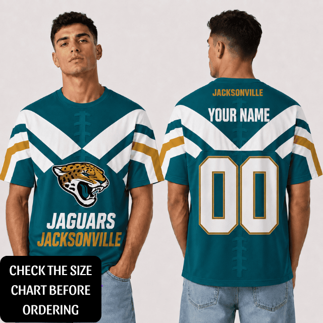 SPECIAL EDITION - NEW CUSTOMIZED NFL30 JSJ JACKSONVILLE JAGUARS T-SHIRT, POLO SHIRT, ZIP POLO SHIRT, HOODIE, ZIP HOODIE & SWEATSHIRT