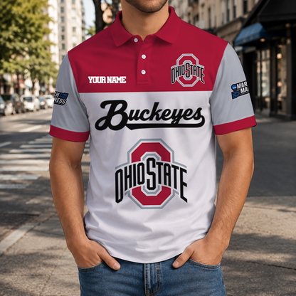 MEGA SALE - NEW CUSTOMIZED NCAA MAM30 OSB OHIO STATE BUCKEYES T-SHIRT, POLO SHIRT, ZIP POLO SHIRT, SWEATSHIRT, HOODIE & ZIP HOODIE
