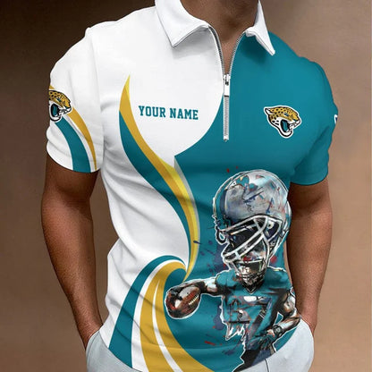 SPECIAL EDITION - NEW CUSTOMIZED NFL30 JSJ JACKSONVILLE JAGUARS T-SHIRT, POLO SHIRT, ZIP POLO SHIRT, SWEATSHIRT, HOODIE & ZIP HOODIE
