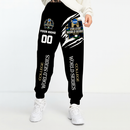 LIMITED DROP - NEW CUSTOMIZED NCAA31 COLLEGE WORLD SERIES UNISEX LONG PANTS