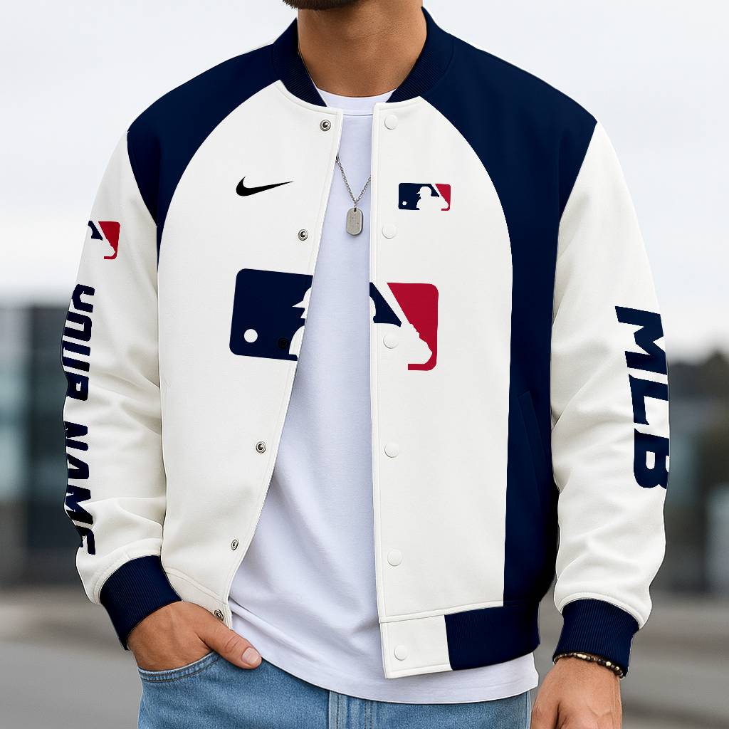 LIMITED EDITION - NEW CUSTOMIZED MLB31 MLB FANS BASEBALL JACKET, SATIN VARSITY JACKET