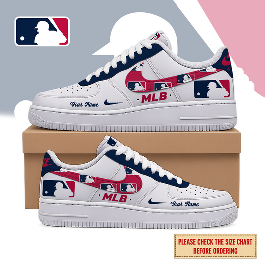 FINAL SALE - NEW CUSTOMIZED MLB31 MAJOR LEAGUE BASEBALL AF1 SHOES