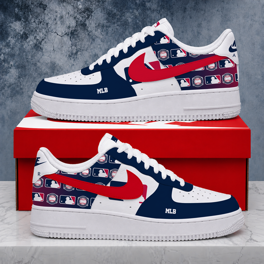VIRAL EDITION - NEW CUSTOMIZED MLB31 MAJOR LEAGUE BASEBALL AF1 SHOES