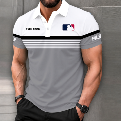 LIMITED EDITION - NEW CUSTOMIZED MLB31 MAJOR LEAGUE BASEBALL POLO SHIRT