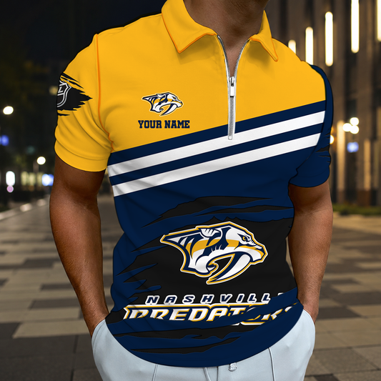 VIRAL EDITION - NEW CUSTOMIZED NHL31 NVP NASHVILLE PREDATORS T-SHIRT, POLO SHIRT, ZIP POLO SHIRT, SWEATSHIRT, HOODIE & ZIP HOODIE