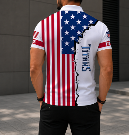 LIMITED EDITION - NEW CUSTOMIZED NFL31 TST TENNESSEE TITANS POLO SHIRT, ZIP POLO SHIRT & T-SHIRTS