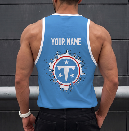 LIMITED EDITION - NEW CUSTOMIZED NFL31 TST TENNESSEE TITANS UNISEX TANK TOP