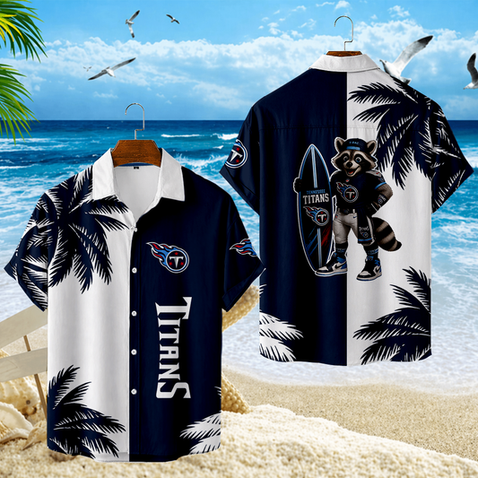 LIMITED EDITION - NEW CUSTOMIZED NFL31 TST TENNESSEE TITANS UNISEX HAWAIIAN SHIRT