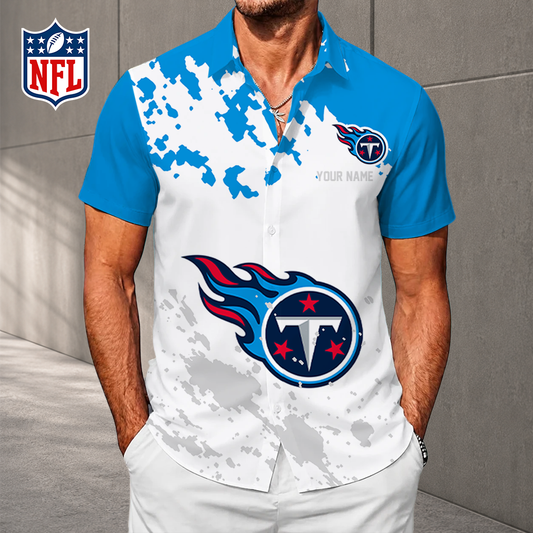 LIMITED EDITION - NEW CUSTOMIZED NFL31 TST TENNESSEE TITANS UNISEX HAWAIIAN SHIRT