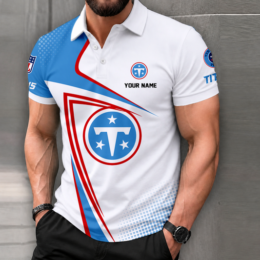 FINAL SALE - NEW CUSTOMIZED NFL31 TST TENNESSEE TITANS T-SHIRT, POLO SHIRT, ZIP POLO SHIRT, SWEATSHIRT, HOODIE & ZIP HOODIE