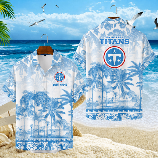 LIMITED EDITION - NEW CUSTOMIZED NFL31 TST TENNESSEE TITANS UNISEX HAWAIIAN SHIRT