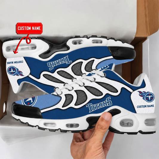 HOT DEAL - NEW CUSTOMIZED NFL31 TST TENNESSEE TITANS AIR MAX PLUS SNEAKERS