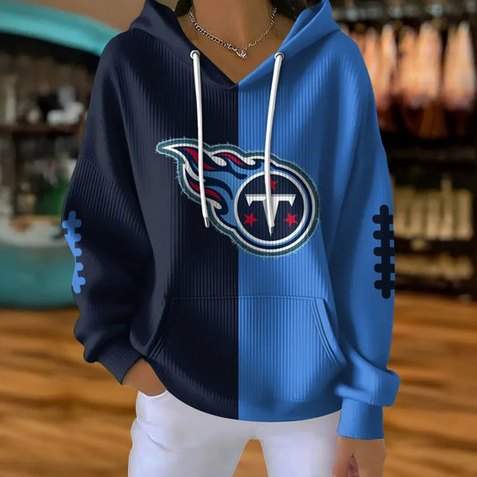 VIRAL EDITION - NEW CUSTOMIZED NFL31 TST TENNESSEE TITANS RIBBED HOODIE & SWEATSHIRT
