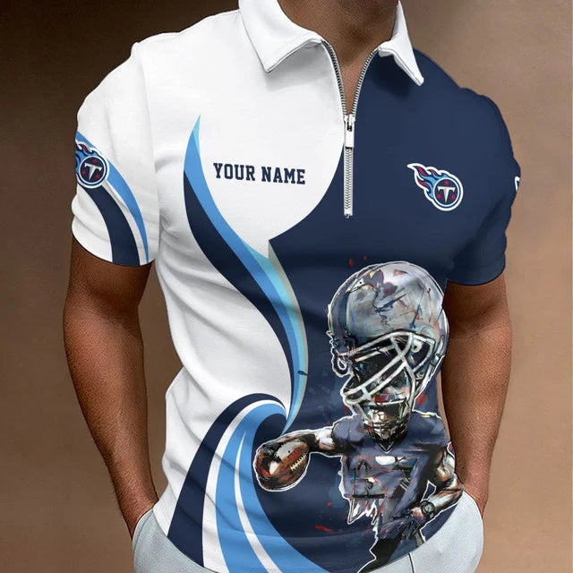 SPECIAL EDITION - NEW CUSTOMIZED NFL31 TST TENNESSEE TITANS T-SHIRT, POLO SHIRT, ZIP POLO SHIRT, SWEATSHIRT, HOODIE & ZIP HOODIE