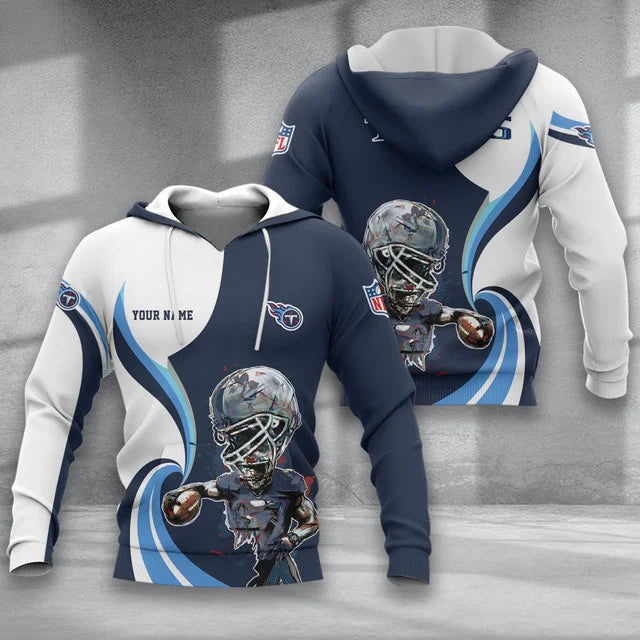 SPECIAL EDITION - NEW CUSTOMIZED NFL31 TST TENNESSEE TITANS T-SHIRT, POLO SHIRT, ZIP POLO SHIRT, SWEATSHIRT, HOODIE & ZIP HOODIE