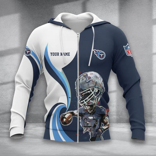 SPECIAL EDITION - NEW CUSTOMIZED NFL31 TST TENNESSEE TITANS T-SHIRT, POLO SHIRT, ZIP POLO SHIRT, SWEATSHIRT, HOODIE & ZIP HOODIE