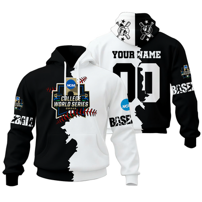 FINAL CLEARANCE - NEW CUSTOMIZED NCAA31 COLLEGE WORLD SERIES UNISEX HOODIE & ZIP HOODIE