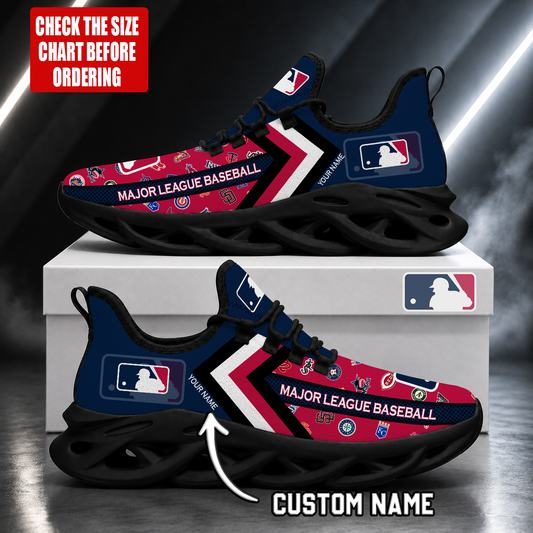 FINAL SALE - NEW CUSTOMIZED MLB32 MLB ALL TEAMS MAX SOUL SHOES