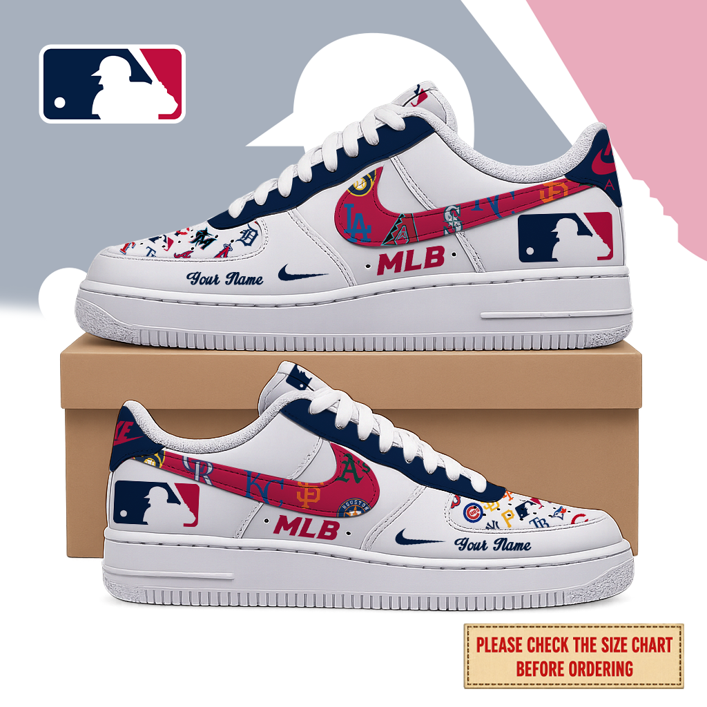 FINAL SALE - NEW CUSTOMIZED MLB32 MLB ALL TEAMS AF1 SHOES