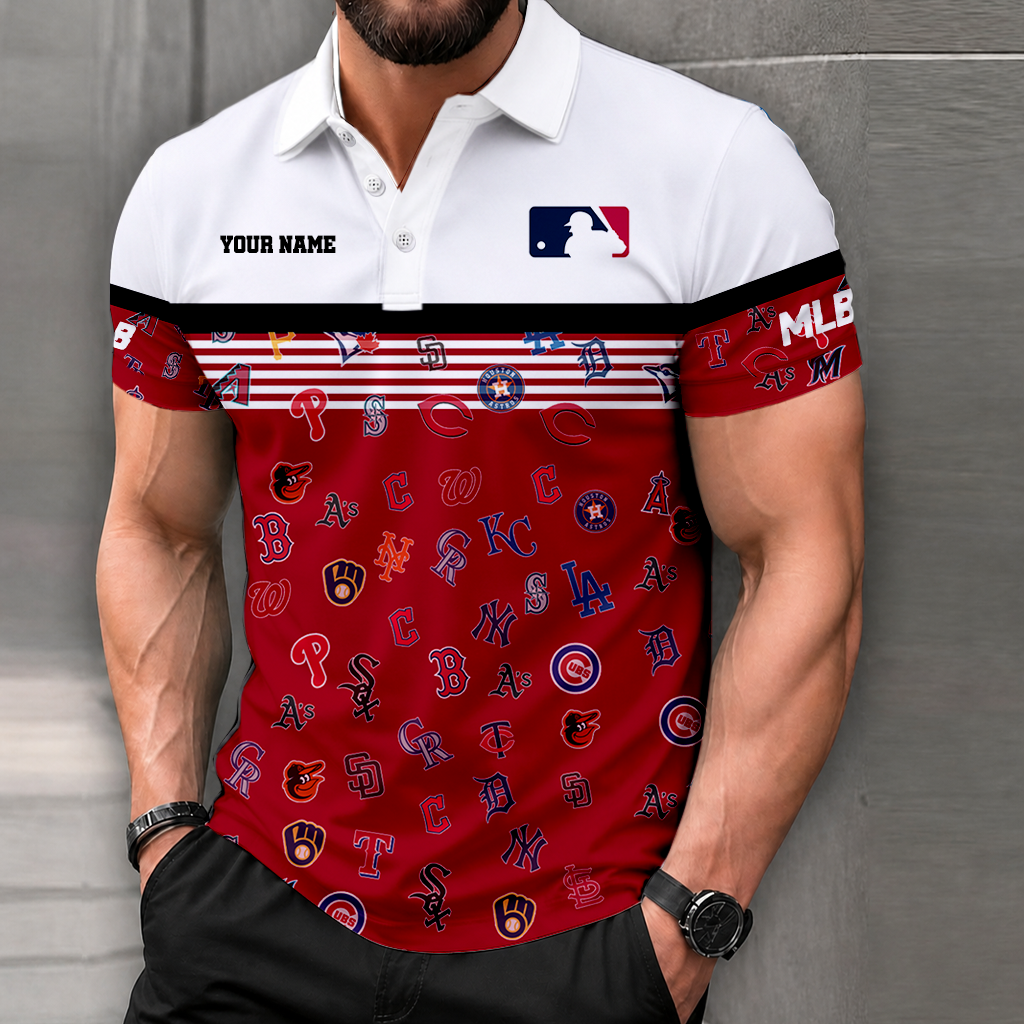 LIMITED EDITION - NEW CUSTOMIZED MLB32 MLB ALL TEAMS POLO SHIRT