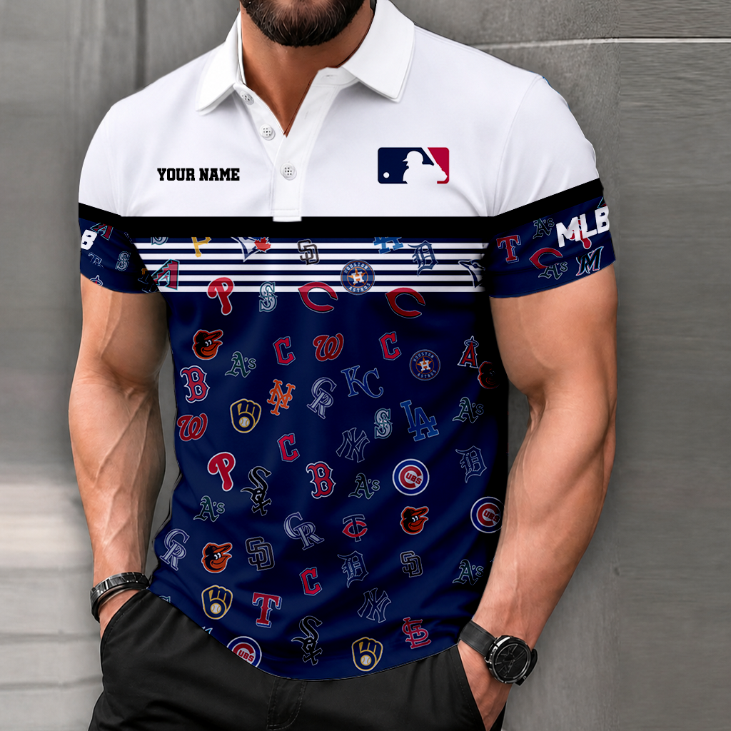 LIMITED EDITION - NEW CUSTOMIZED MLB32 MLB ALL TEAMS POLO SHIRT
