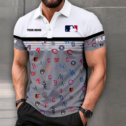 LIMITED EDITION - NEW CUSTOMIZED MLB32 MLB ALL TEAMS POLO SHIRT