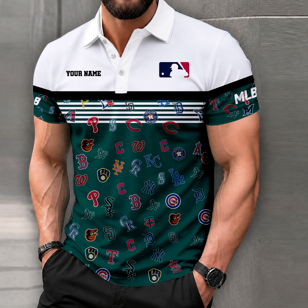LIMITED EDITION - NEW CUSTOMIZED MLB32 MLB ALL TEAMS POLO SHIRT