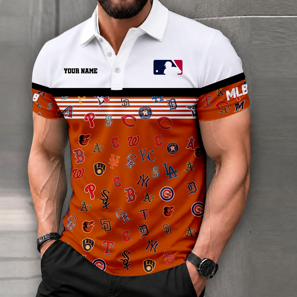 LIMITED EDITION - NEW CUSTOMIZED MLB32 MLB ALL TEAMS POLO SHIRT