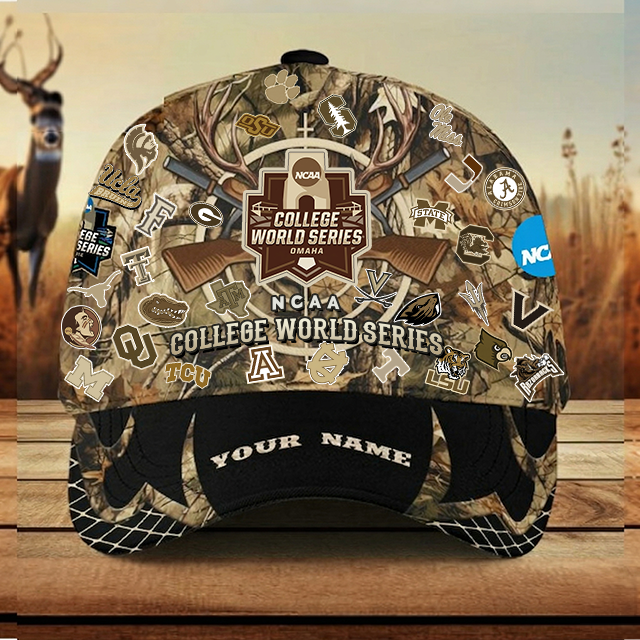 VIRAL EDITON - NEW CUSTOMIZED NCAA32 COLLEGE WORLD SERIES ALL TEAMS CLASSIC CAP