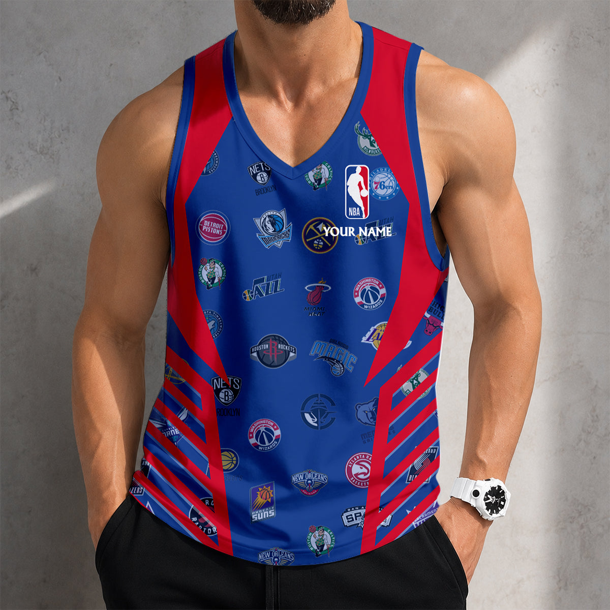 SPECIAL EDITION - NEW CUSTOMIZED NBA32 ALL TEAMS MEN'S TANK TOP