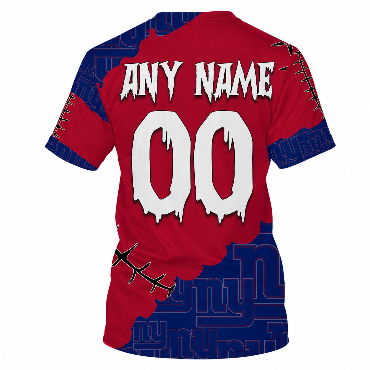 SPECIAL EDITION - NEW CUSTOMIZED NFL32 NYG NEW YORK GIANTS HALLOWEEN SKULL APPAREL FOR FANS