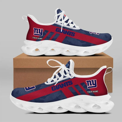 VIRAL EDITION - NEW CUSTOMIZED NFL32 NYG NEW YORK GIANTS UNISEX MAX SOUL SHOES